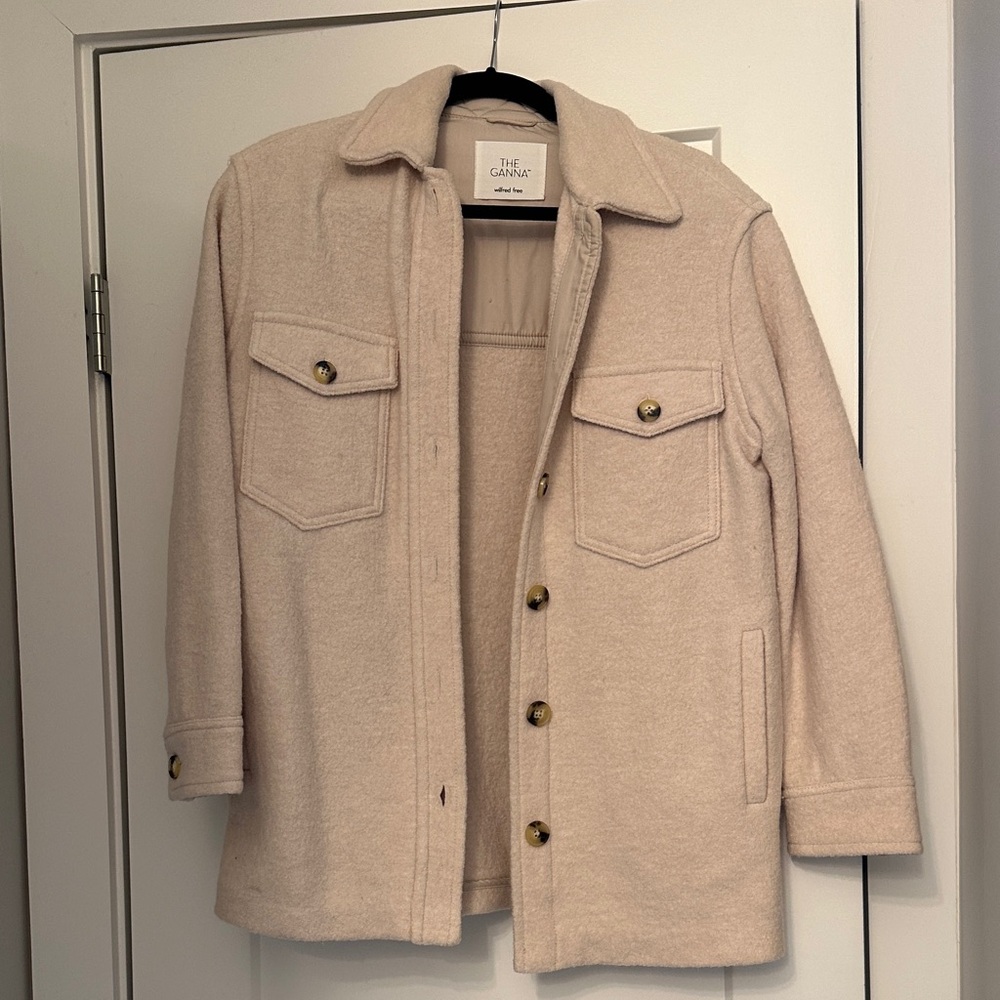 Aritzia Cream Ganna Jacket 2XS